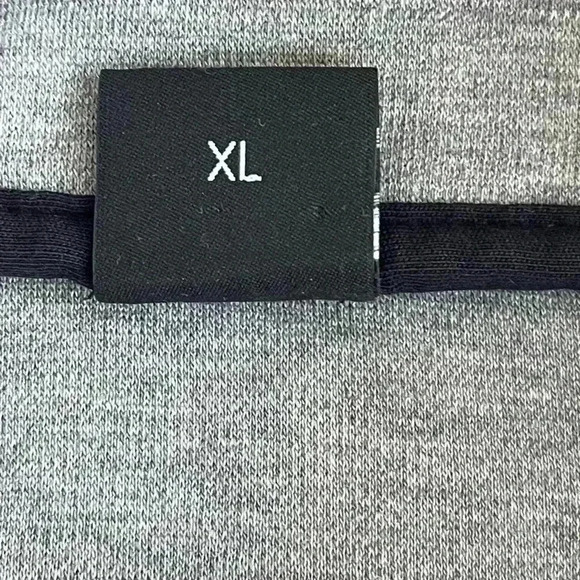 Hugo Boss Mens 1/4 Button  Mock Pullover Sweater Regular Fit XL dark&light gray - Picture 4 of 7